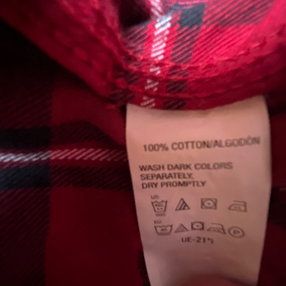 2 G. H. Bass & Co Red Plaid Lumberjack Button Down Long Sleeve Shirt Men’s XXL - Picture 10 of 10